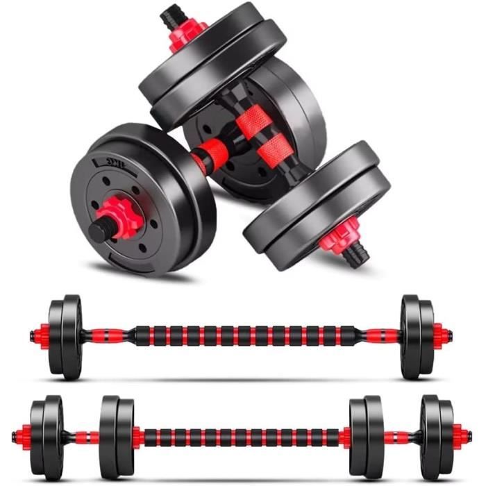 Kit de barre d'haltère et 2 haltères 605kg SWT - Sport