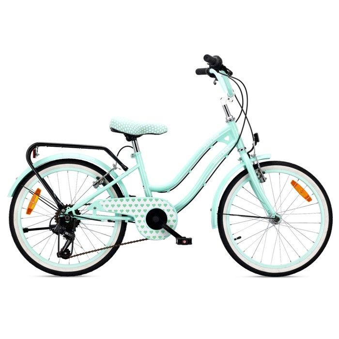 Vélo enfant - SUN BABY - Heart Bike - Roues 20 - 6 vitesses - V-Brake