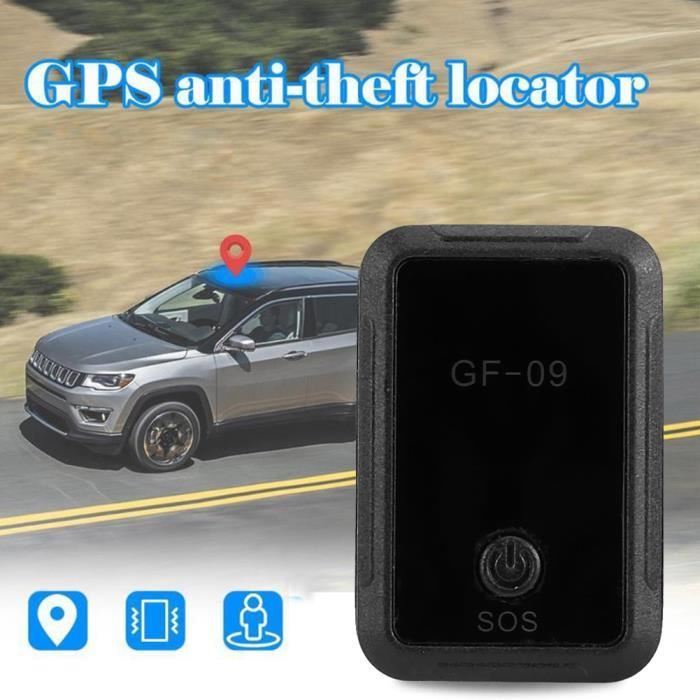 SURENHAP mini localisateur Mini traceur magnétique d'alarme GPS de voiture localisateur anti-vol de suivi personnel bricolage pack