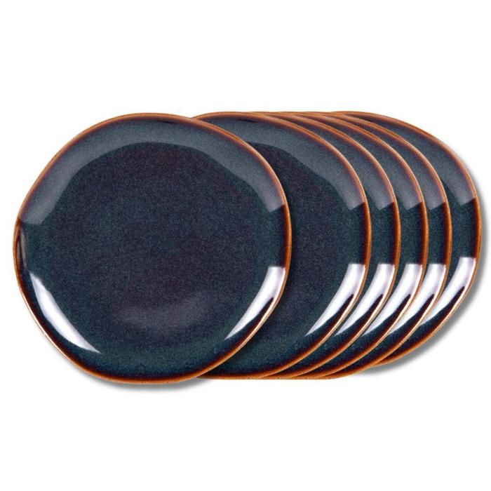 Assiette plate Symphony bleu 27 cm (lot de 6) - Table Passion Assiette plate Symphony bleu 27 cm (lot de 6) - Table Passion