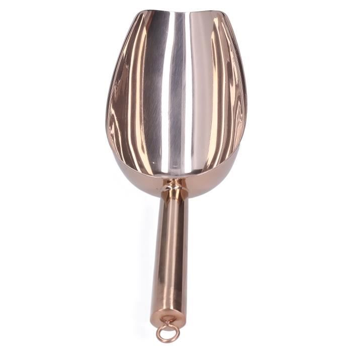 Pelle Et Pince à Glace/bonbons En Inox Doré - Longueur 25 Cm Et 13 Cm - Pour Bar, Buffet, Cuisine - Qualité Alimentaire - 8