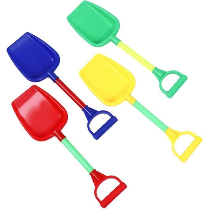 4 Pcs Pelles Courtes en Plastique Durables Jouet de Plage pour Enfants Extérieur 4 Pcs Pelles Courtes en Plastique Durables Jouet de Plage pour Enfants Extérieur