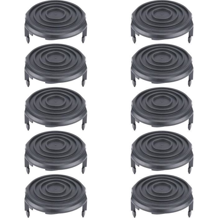 Lot De 6 Bobines De Fil + 2 Capuchons Pour Débroussailleuse Worx WG105 à WG124 - WA0007