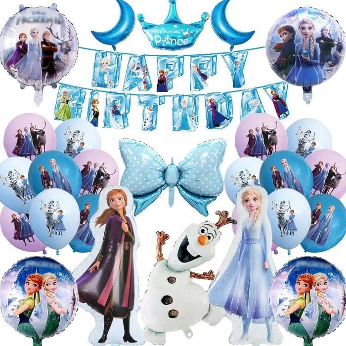 Decoration Anniversaire Rein Des Neige 4 Ans, Froze Anniversaire Filles