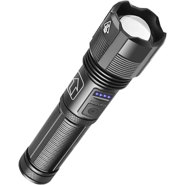 Mini Lampe De Poche Pack 5 Lampes Stylo Rechargeables - 500 Lumen 3 Modes EDC Ultra-compactes 10.5cm Lampe Poche 500 Lumens