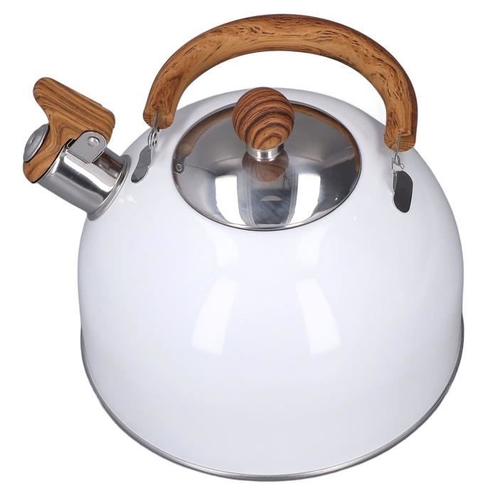 Bouilloire pour plaque de cuisson Petite bouilloire pour plaque de cuisson Théière en acier inoxydable 1.4L adaptée à la cuisine domestique