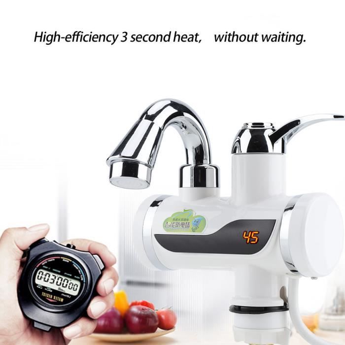Robinet chauffe-eau électrique instantané de cuisi... – Grandado