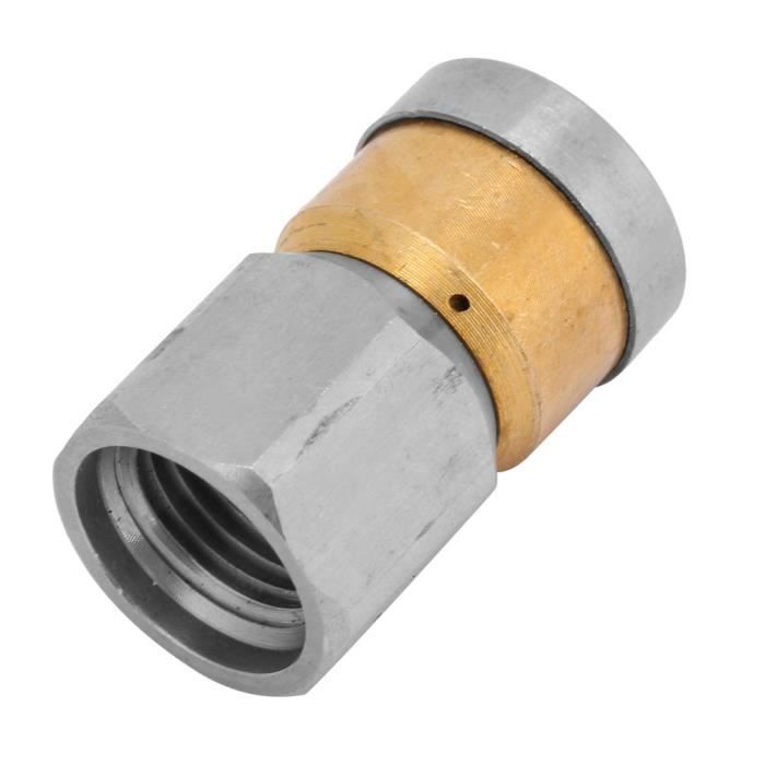 Buse Nettoyage Égouts Haute Pression – Fusée Orange 1 Jet Avant + 6 Arrière, Déboucheur Canalisations Efficace