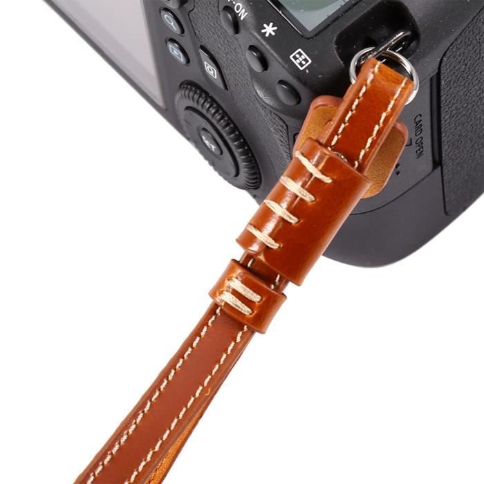 Dragonne VKO Pour Appareil Photo - Sangle De Poignet Confortable Et Sécurisée En Noir