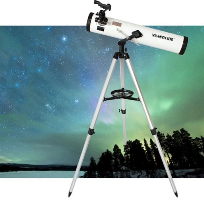 Autres télescopes Haute Qualité Astronomie 700 / 76mm 3 pouces Télescope  Newtonien Réflecteur Astronomique Spatial Autre - Achat / Vente télescope  optique - Cdiscount