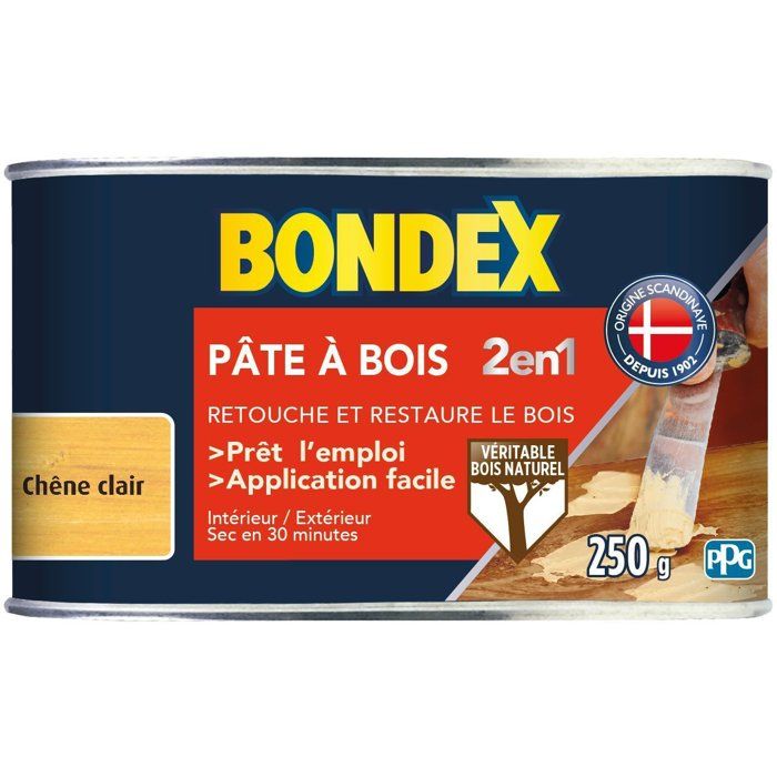Pâte à bois 2 en 1 Chêne BONDEX