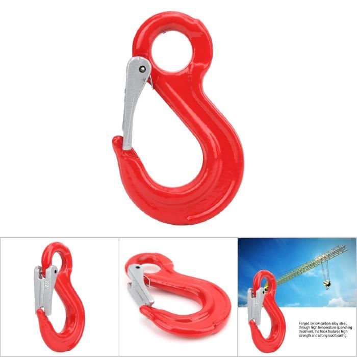 Tbest Crochet de levage Crochet de Préhension en Acier Inoxydable Robuste pour le Levage et le