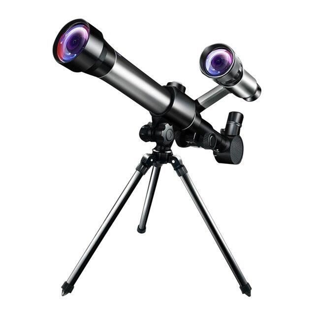 Télescope,Black--Télescope Astronomique Professionnel Monoculaire Portable Puissant Hd, Télescope D'observation De La Lune Et De La