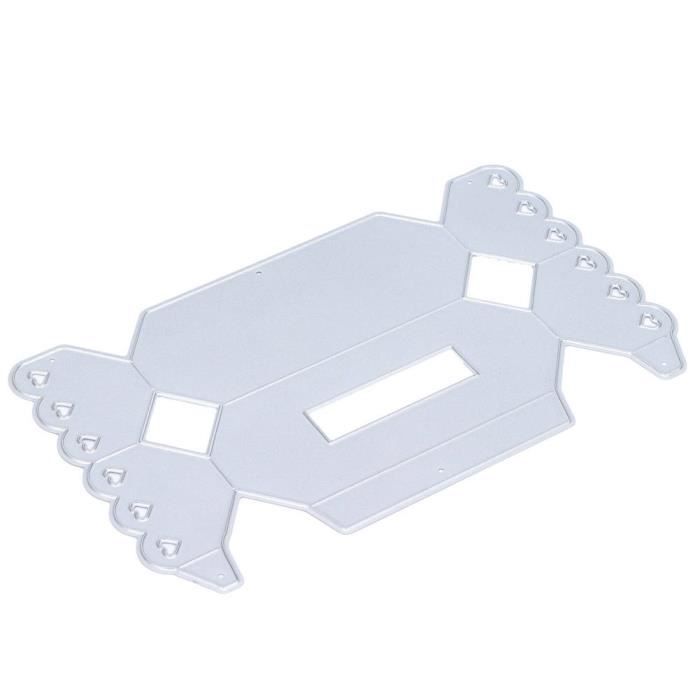 4 Matrices De Découpe Métal 3D Pour Scrapbooking - Étiquettes, Signets, Cartes DIY