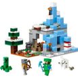 LEGO 21243 Minecraft Les Pics Gelés, Jouet Garçons et Filles 8 Ans, Cavernes des Montagnes, avec F. Reconditionné en excellent état-1