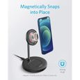 Anker Chargeur a Induction iPhone, Support de Charge sans Fil PowerWave 2-en-1 Lite-1