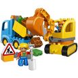 LEGO® DUPLO® 10812 Le Camion et la Pelleteuse - Jeu de construction-1