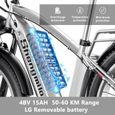 Shengmilo -Vélo électrique 26" - 500W Bafang -  fat bike - 48V15AH720Wh batterie au lithium - Combinaison de 2 vélos électriques-1