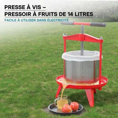 AnnonceVinoferm Pressoir à fruits - Tout Le Matériel Nécessaire