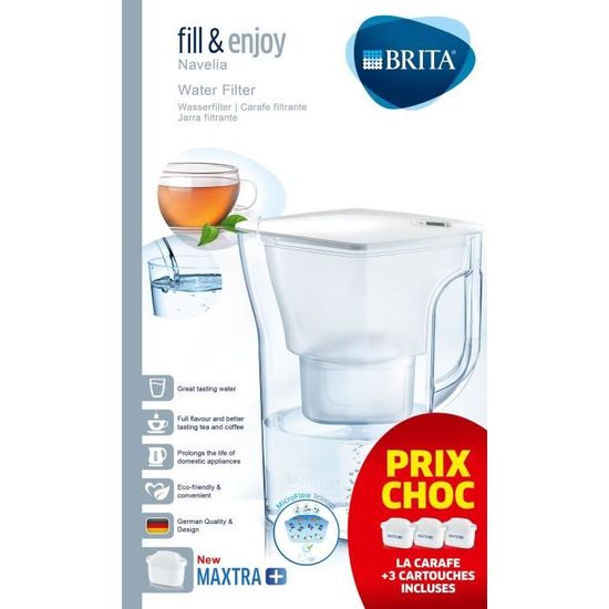BRITA MicroDisc Lot de 3 filtres à eau - Convient pour les bouteilles  filtrantes BRITA fill&go et les carafes filtrantes BRITA fill& - Cdiscount  Electroménager