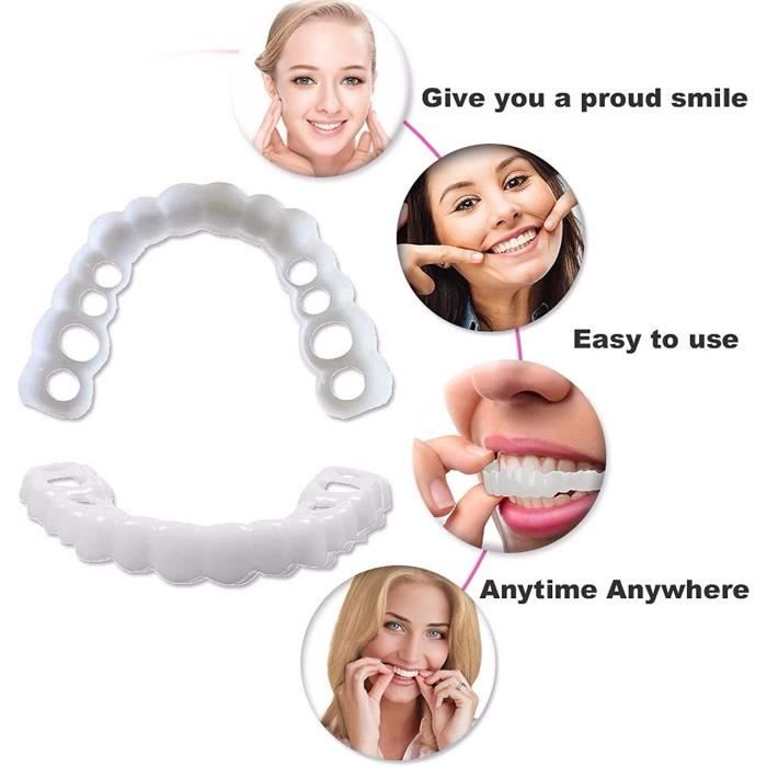 Prothèse Dentaire Cosmétique - Faux Dents Artificielles - Marque König Design - Neuf