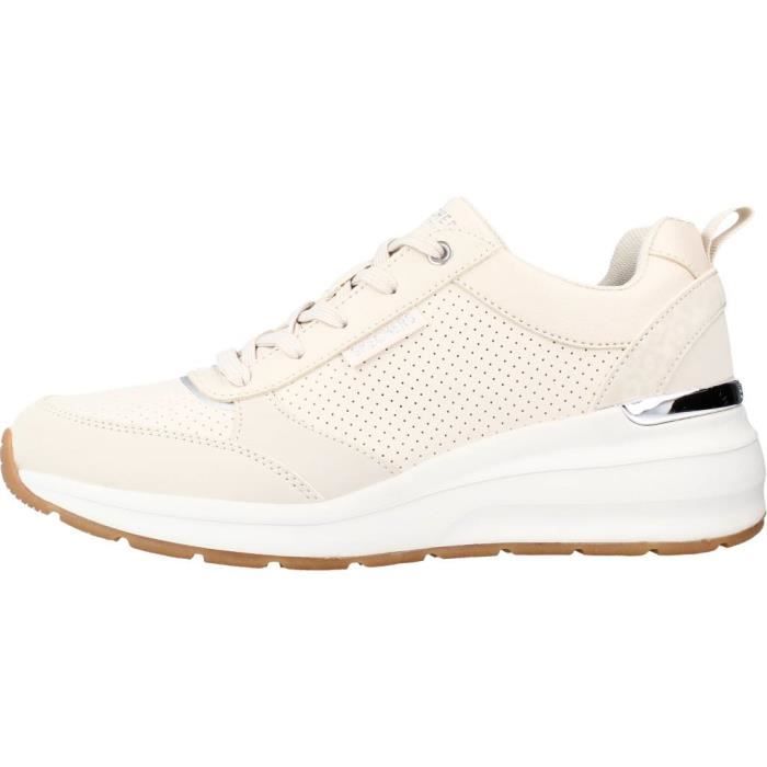 Basket SKECHERS 113117 Femme Blanc Lacets Blanc
