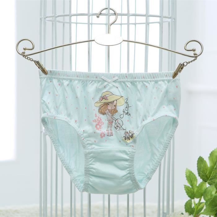 5 Pi ces Culotte Fille Slip Culottes en Coton Petites Filles