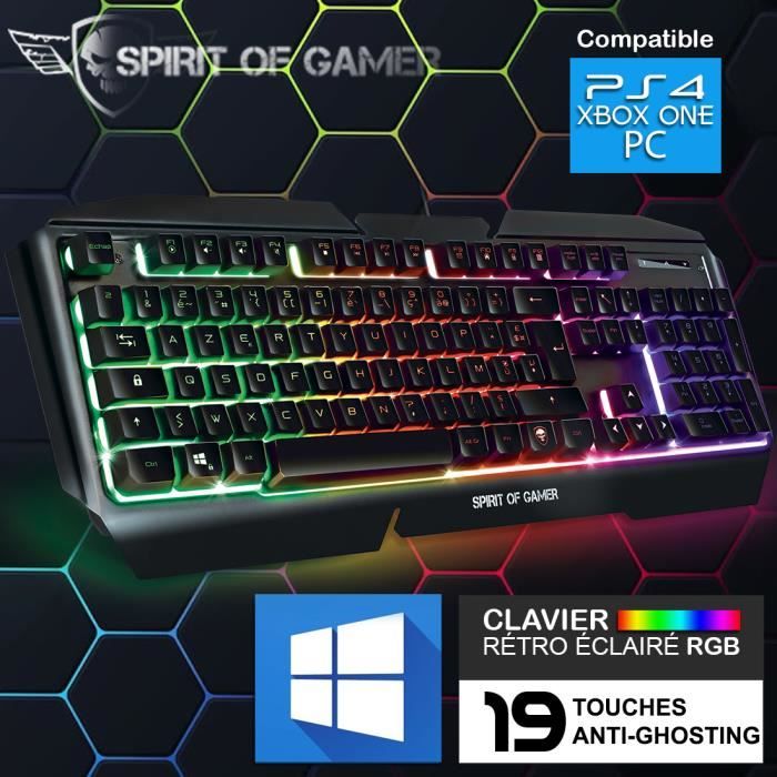 Pack Clavier Souris Gamer Tapis LED CrossGame Casque GTA 230 pour Switch,  PS4, XB1