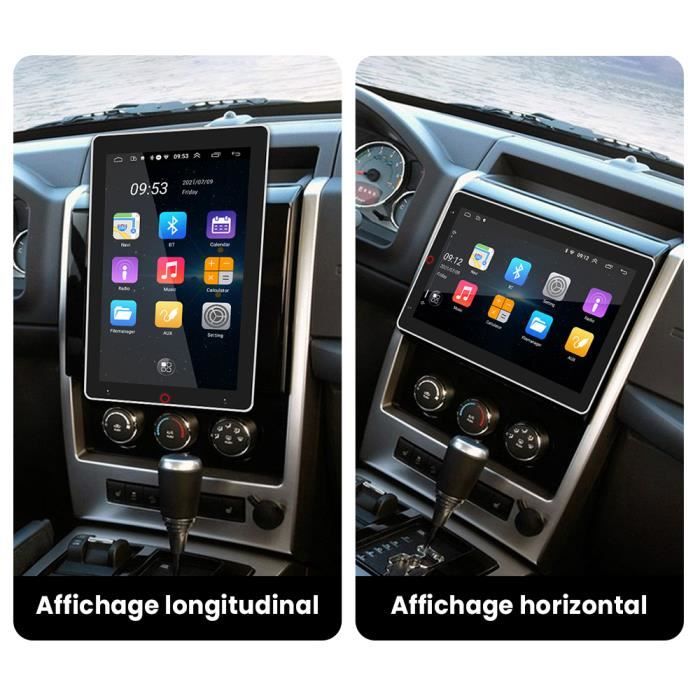 Écran de navigation GPS de voiture Écran tactile stéréo de voiture 9 pouces  Bluetooth 5.0 pour Android 10.1 Navigation - Cdiscount Auto