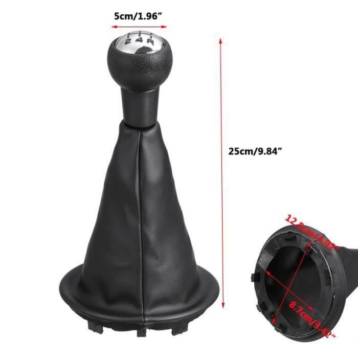 Pommeau De Levier De Vitesse Pour Citroën C4 MK1 (2004-2010) - Référence GK3336 - Avec Soufflet Et Outil De Fixation