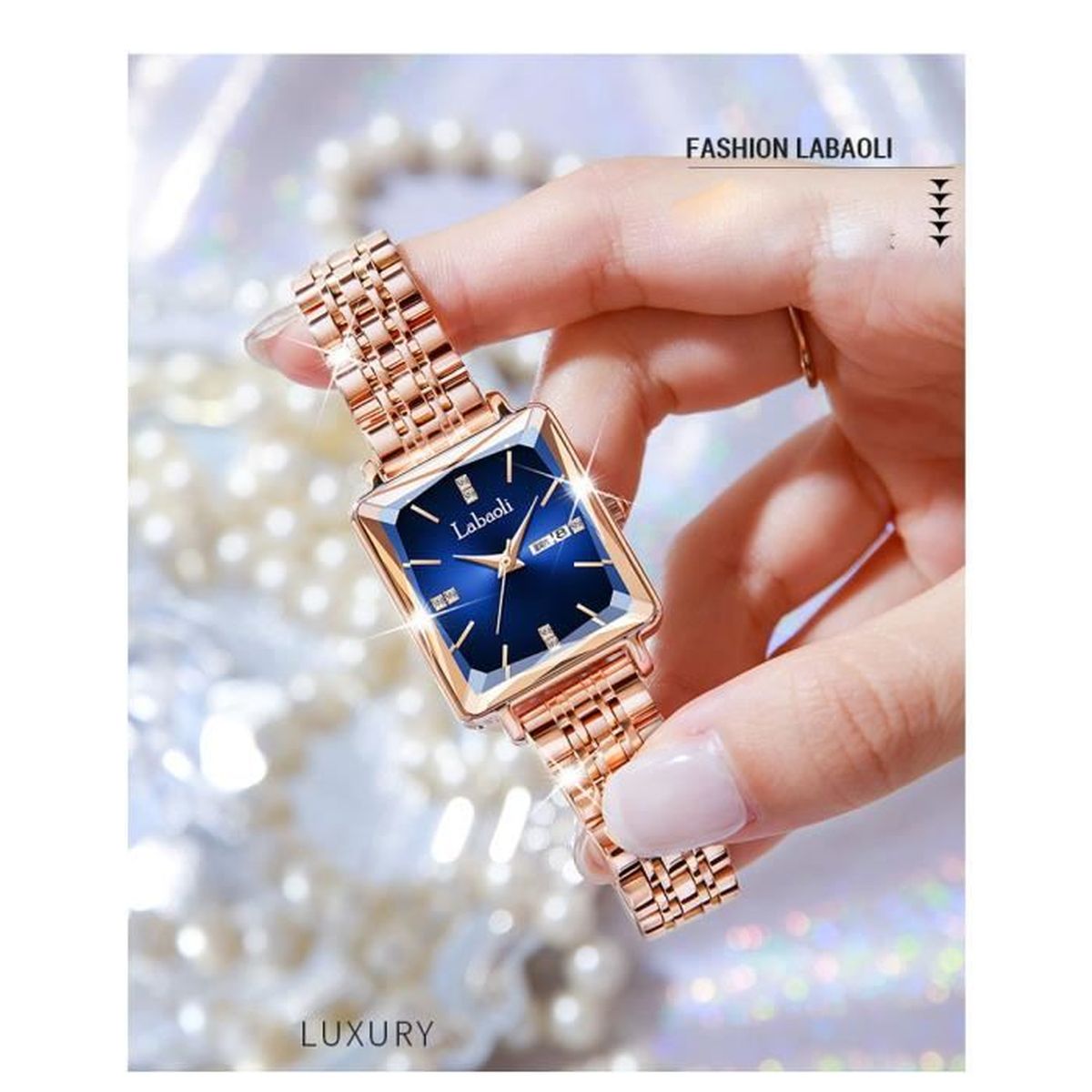 Montre suisse de luxe pour femme.