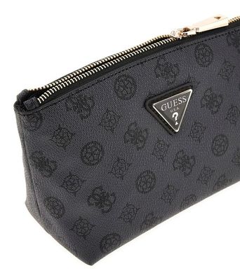 GUESS Wilder Toiletry Train Case Brown