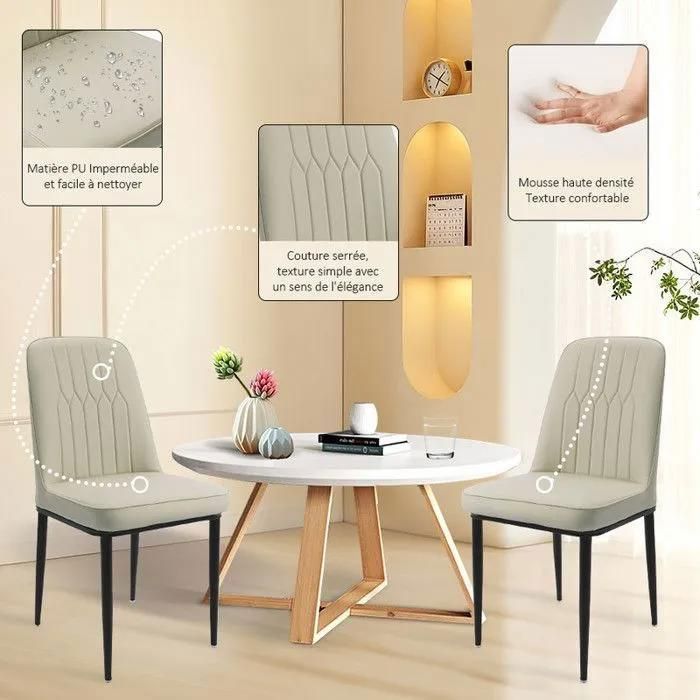 Lot De 2 Coussins De Chaise De Salle à Manger Confortables