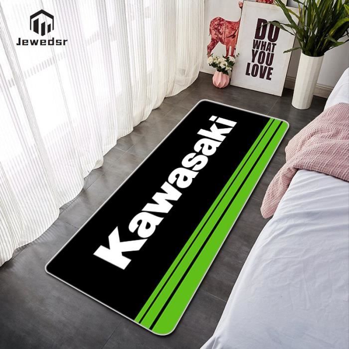 Kawasaki – tapis de bain pour moto 2037, moquette de porte d'entrée, en  mousse, nordique, tapis de sol - AliExpress