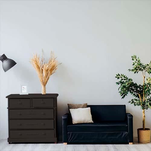 PEINTURE Teinte Noir Poudré meuble bois intérieur à base d'acrylique aspect  mat Aqua Bois - 750 ml - 9 m² - Cdiscount Bricolage