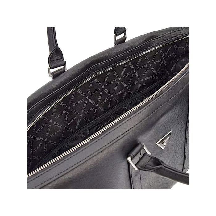 Sac de voyage Guess Certosa Saffiano Smart Weekender black TU