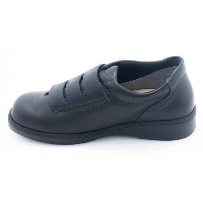 Chaussures pieds larges grand volume - Podowell - Aquitaine - Noir - Talon  large - Adulte Noir - Cdiscount Chaussures