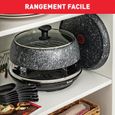 TEFAL Appareil à raclette, 6 personnes, Compact, Rangement facile, Livre de recettes inclus, Fabriqué en France RE12C801-3