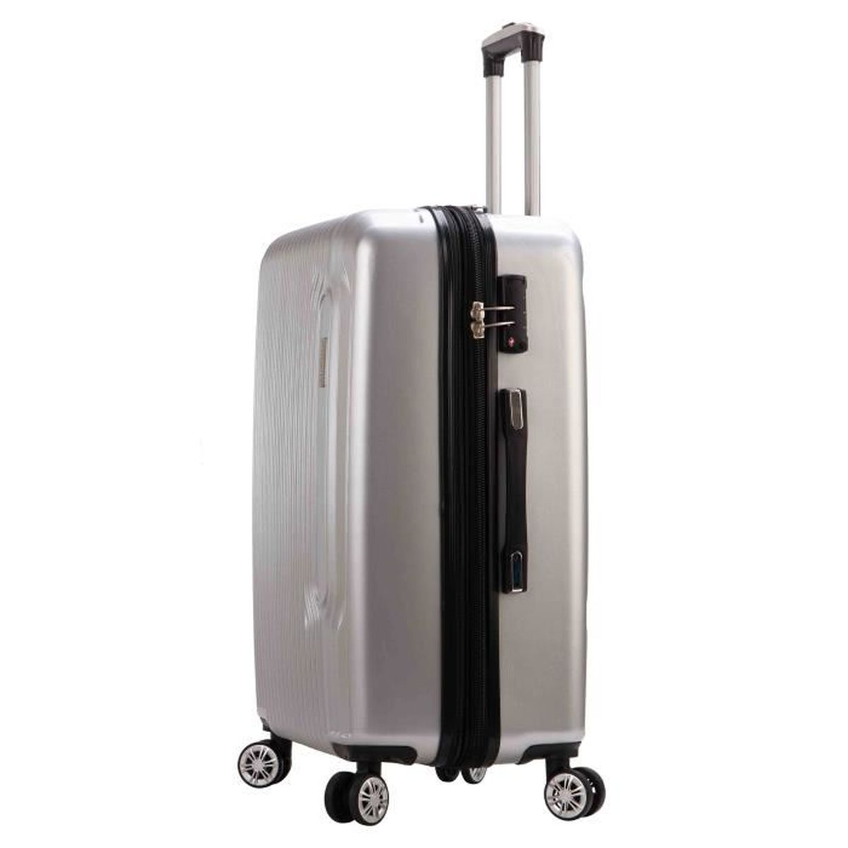 55x38x20 Cabine Bagages à main valise 360 ° 4 roulettes abs travel case sac