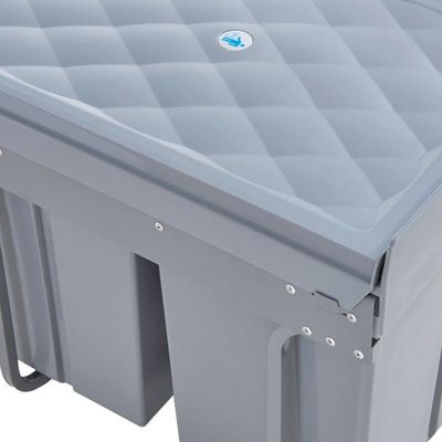 Poubelle de salle de bain murale 3 l