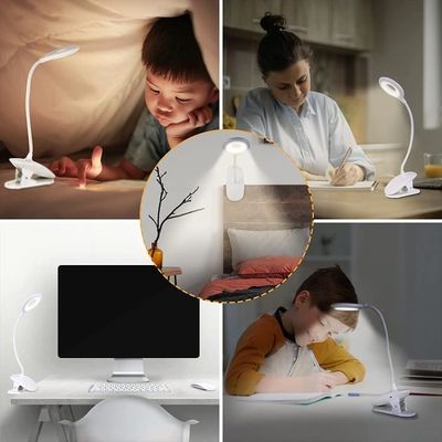 360 ° Flexible 48 LED S Pince Sur Lampe De Bureau Col De Cygne Lecture Table Lumière Soin Des Yeux USB Pince Livres Veilleuse étude Lire Lumière