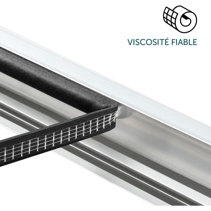 Joint Adhésif Profil D 9 Mm X 6 M – Calfeutrage Et Isolation Pour Portes Et Fenêtres