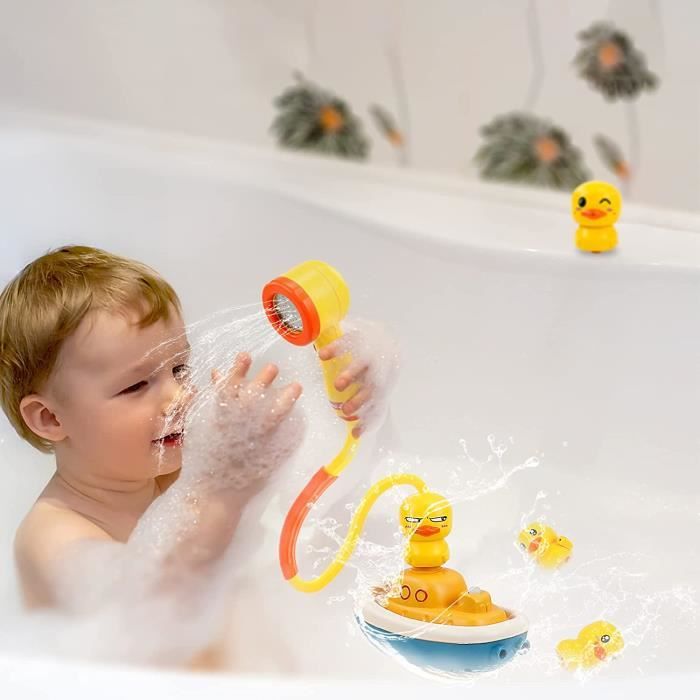 Jouets De Bain Pour Bébé - Jouets D'éclosion D'œuf De Canard Avec Pulvérisation D'eau