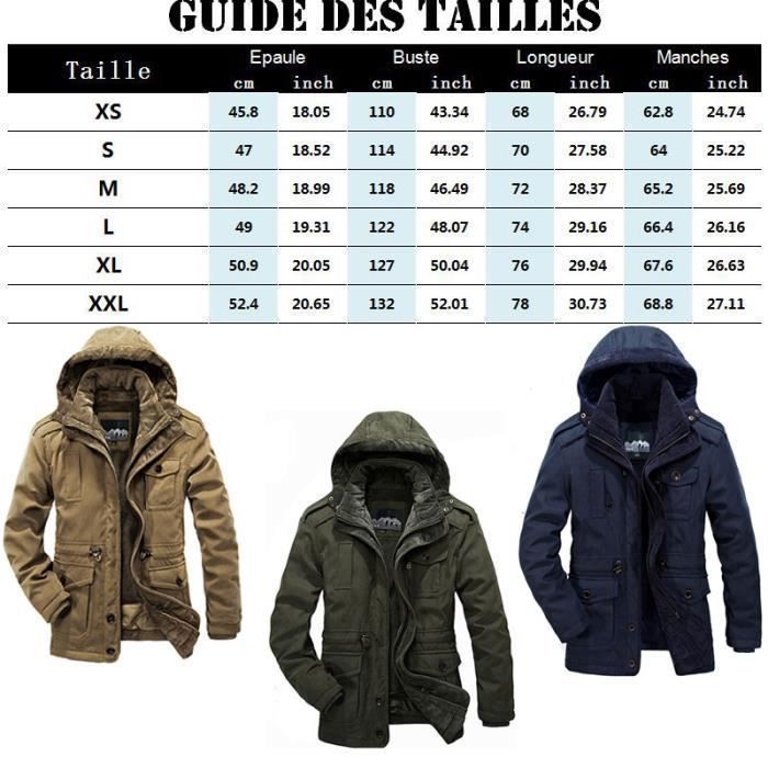 Geographical Norway Chirac Men Distribrands - Parka Chaude Homme Imperméable - Manteau Épais Capuche Outdoor - Blouson Chaud Coupe Geographical Norway Chirac Men Distribrands - Parka Chaude Homme Imperméable - Manteau Épais Capuche Outdoor - Blouson Chaud Coupe