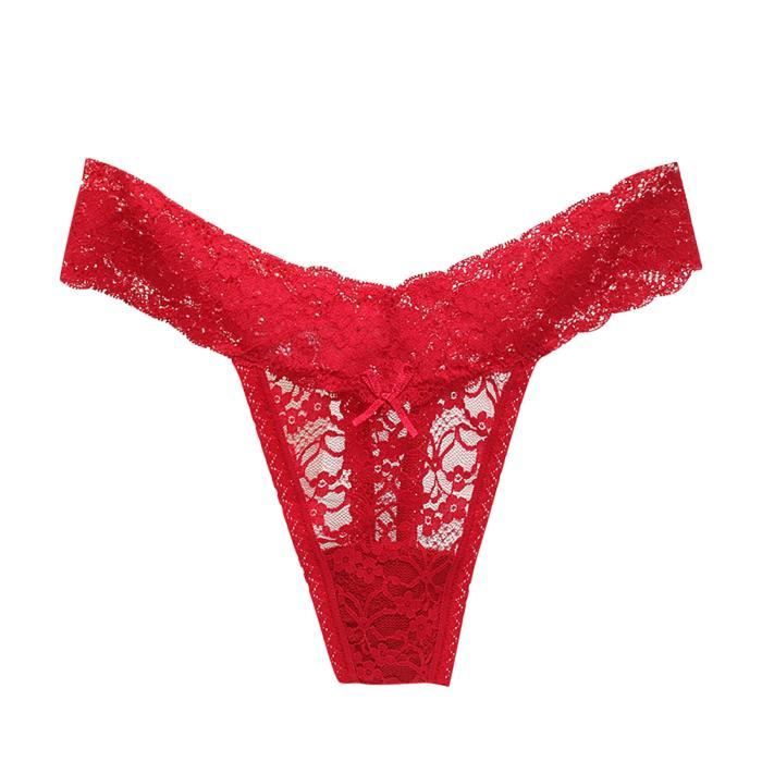 Tanga femme rouge best sale