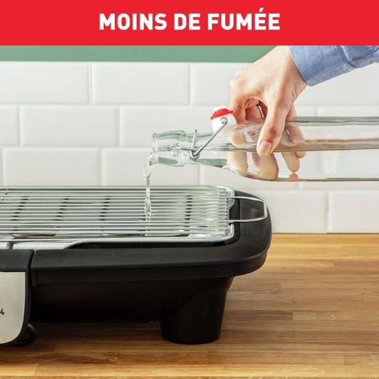 Tefal BG921812 Barbecue BBQ Électrique sur Pieds et Table Easy Grill XXL Thermostat Réglable 2500W 