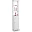 Eugad 0121wy Meuble Colonne Armoire Haut Sur Pied Pour Rangement