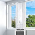 Bande d’étanchéité de 600 cm adaptée aux fenêtres, kit de calfeutrage efficace pour bloquer l’air chaud du climatiseur mobile