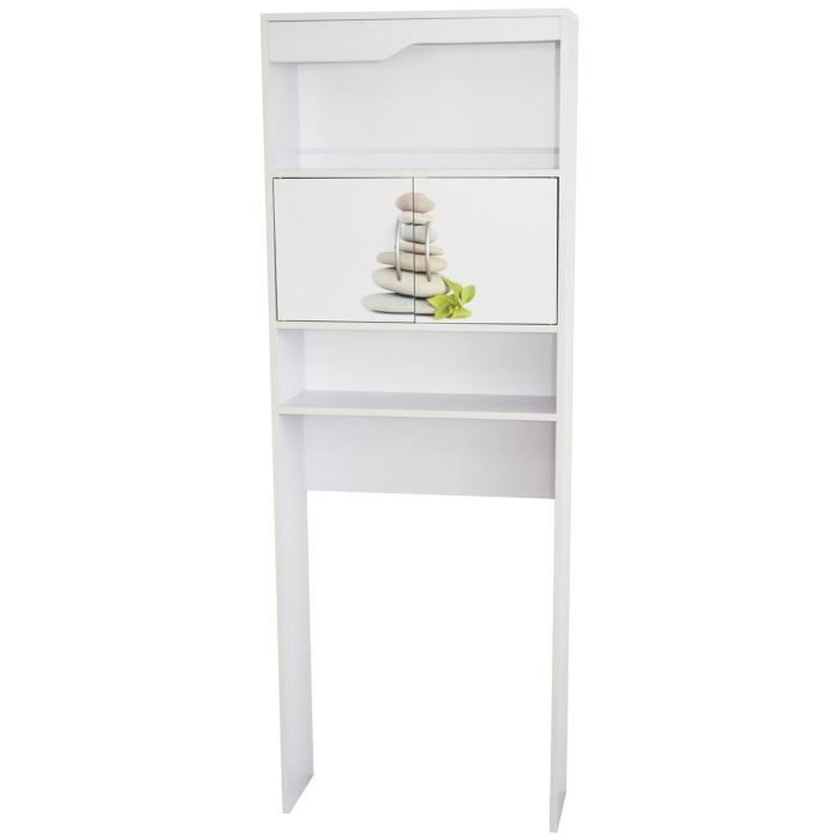 Meuble Wc Galet En Bois Avec 2 Portes Coulissantes 63 X 23 X 175
