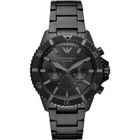 Montre Hommes Emporio Armani AR11363 Quartz Chronographe Bracelet Acier inoxydable Noir